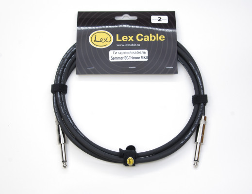 Инструментальный кабель Lex Cable Tricone Черный