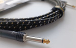 Гитарный кабель Lex Cable Classique черно-белый (прямой-угловой) Гитарный кабель Lex Cable Classique черно-белый (прямой-угловой)