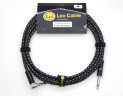 Гитарный кабель Lex Cable Classique черно-белый (прямой-угловой) Гитарный кабель Lex Cable Classique черно-белый (прямой-угловой)