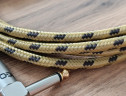 Гитарный кабель Lex Cable Classique твидовый желтый (прямой-прямой) Гитарный кабель Lex Cable Classique твидовый желтый (прямой-прямой)