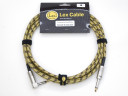 Гитарный кабель Lex Cable Classique твидовый желтый (прямой-угловой) Гитарный кабель Lex Cable Classique твидовый желтый (прямой-угловой)